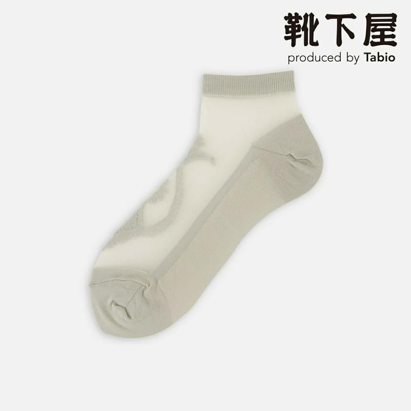 【全品送料無料★〜6/11 23:59迄】【あす楽】【Tabio】 シースルースニーカー用ソックス / 靴下屋 靴下 タビオ くつ下 スニーカー用ソックス スニーカー丈 チュール シースルー レディース 日本製