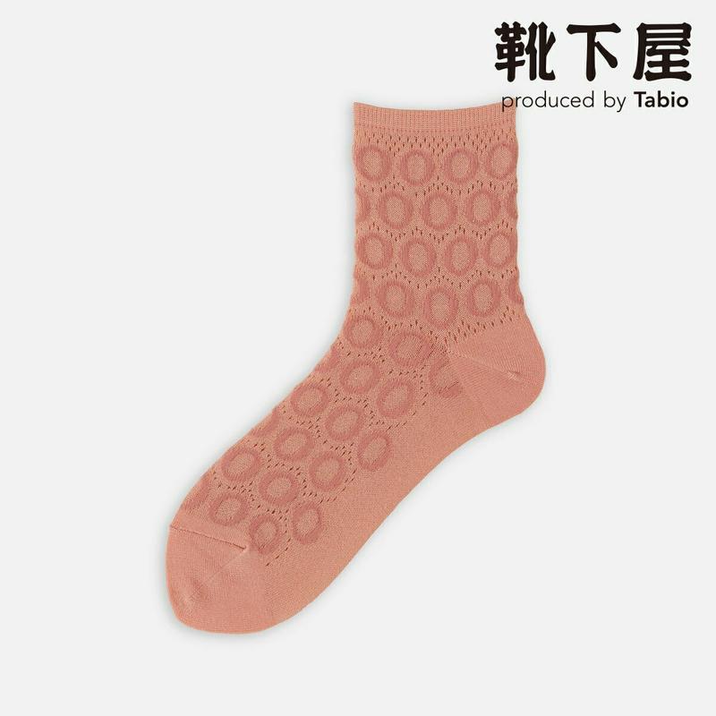 【全品送料無料★〜6/11 23:59迄】【あす楽】【靴下屋】 冷感ドライ ぽこぽこラウンドメッシュ ショートソックス / 靴下 タビオ Tabio くつ下 ショート ドライ レディース 日本製