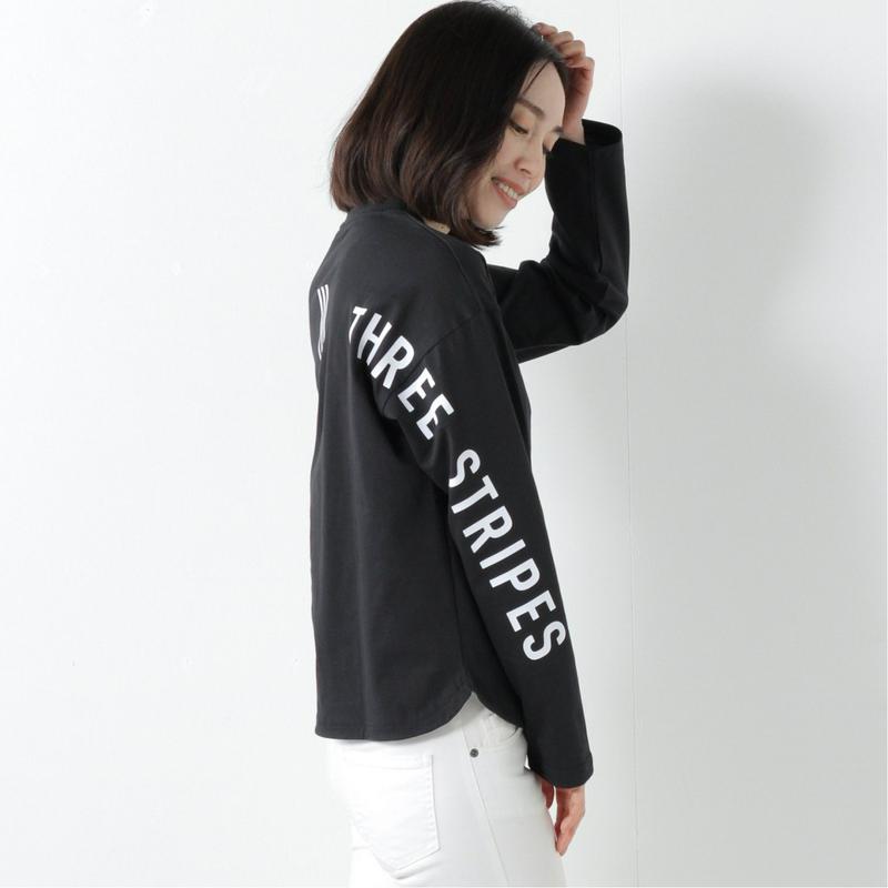 レディース　バックコンシャスロングＴシャツ