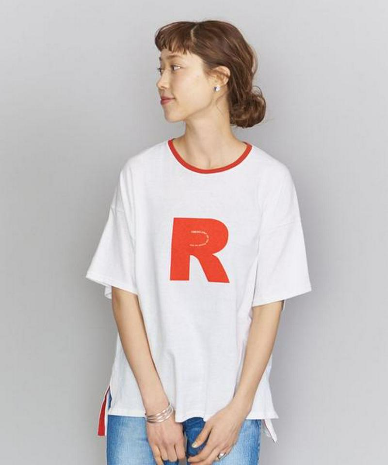 【別注】＜AMERICANA（アメリカーナ）＞RED プリントTシャツ
