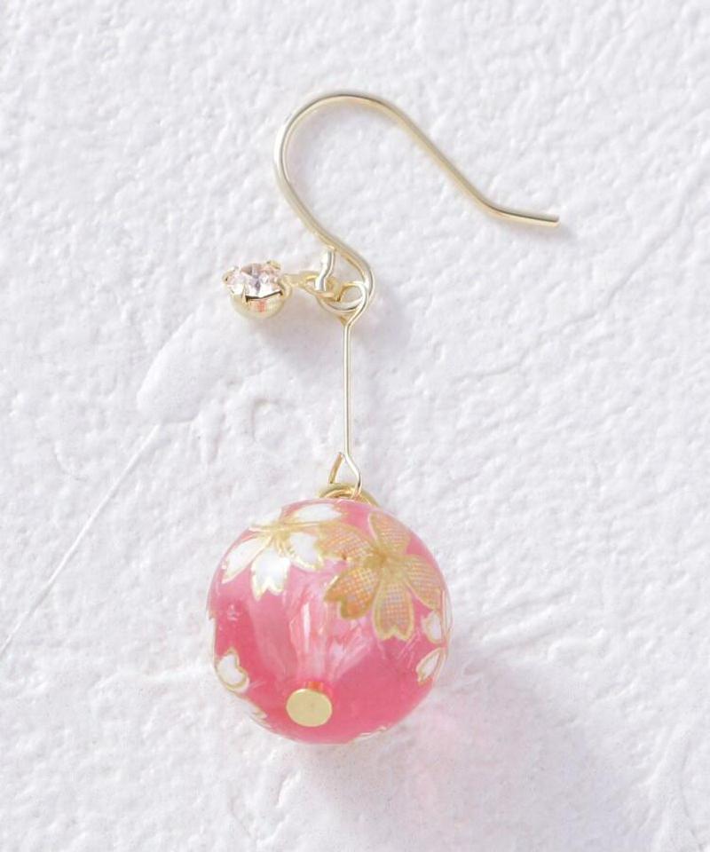 フラワーデザインピアス3点セット