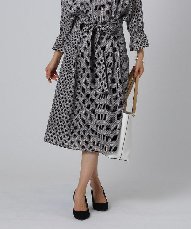 【洗える】ラッティーモダンドットスカート