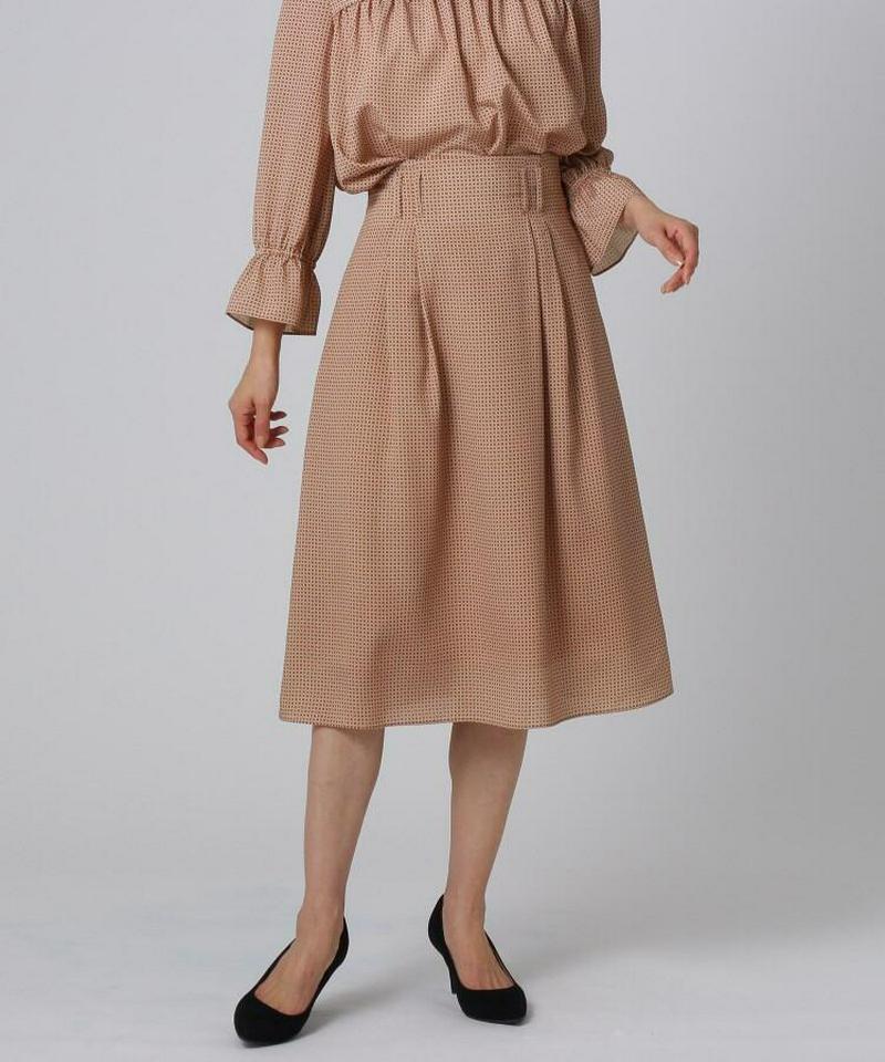 【洗える】ラッティーモダンドットスカート