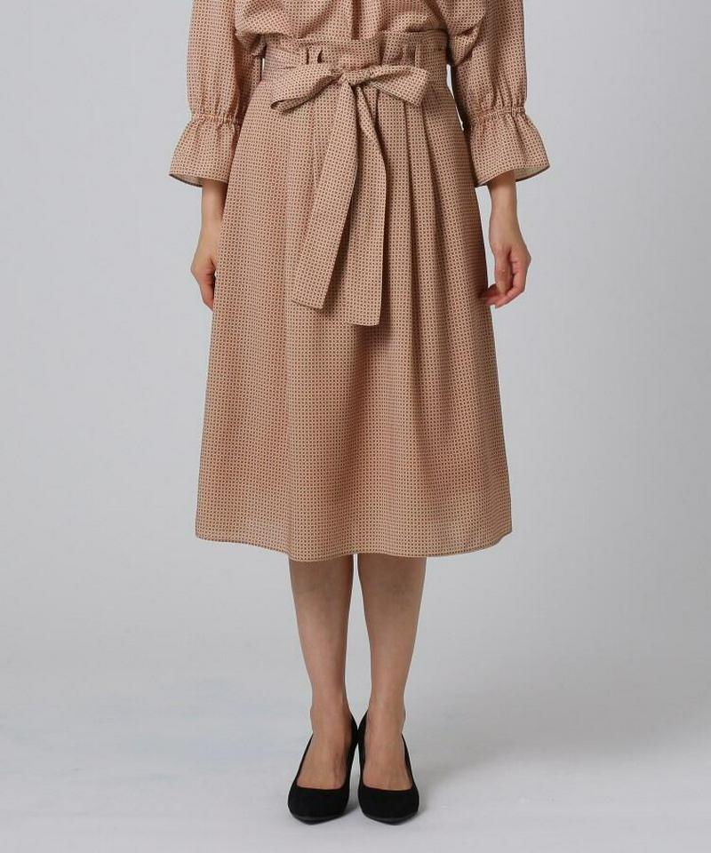 【洗える】ラッティーモダンドットスカート