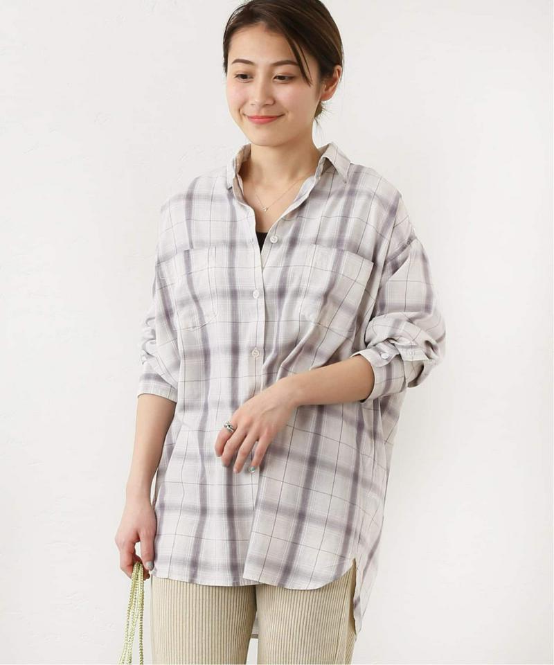 オンブレーチェックシャツ◆（JOURNAL STANDARD relume）