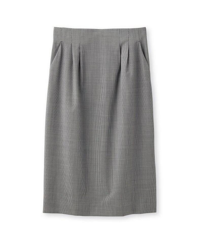 ミリオールチェック ミモレ丈スカート