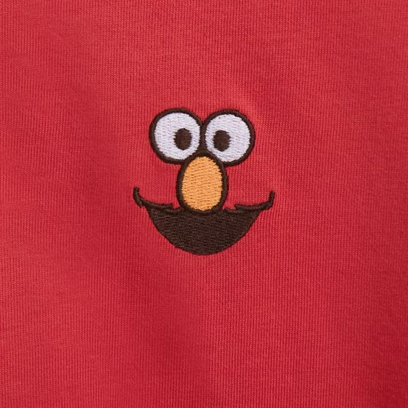 クロップドT(5分袖)SESAMESTREET1+X