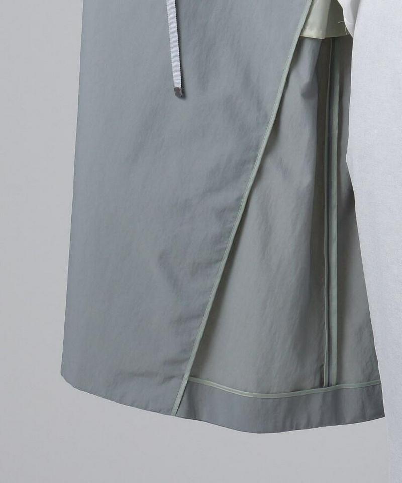 【洗える】トランスタフタ フレアコート