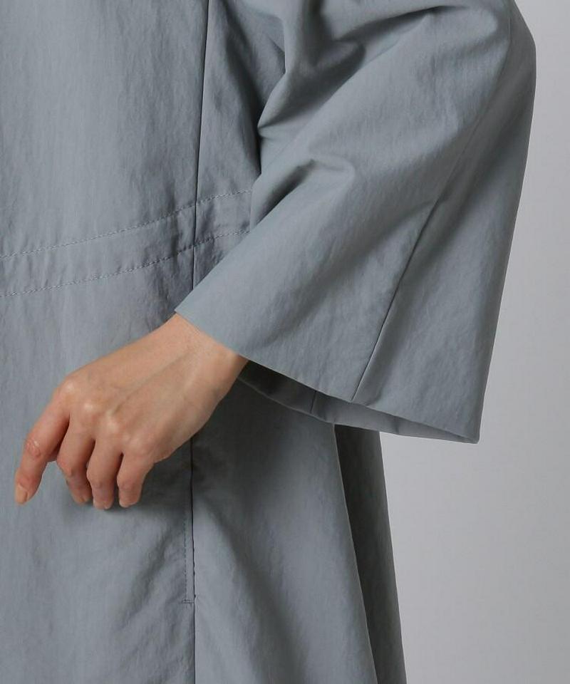 【洗える】トランスタフタ フレアコート