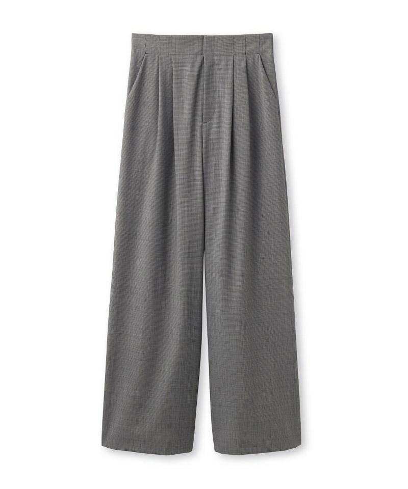 ミリオールチェック　ワイドパンツ