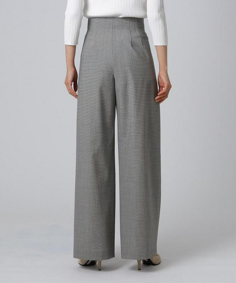 ミリオールチェック　ワイドパンツ