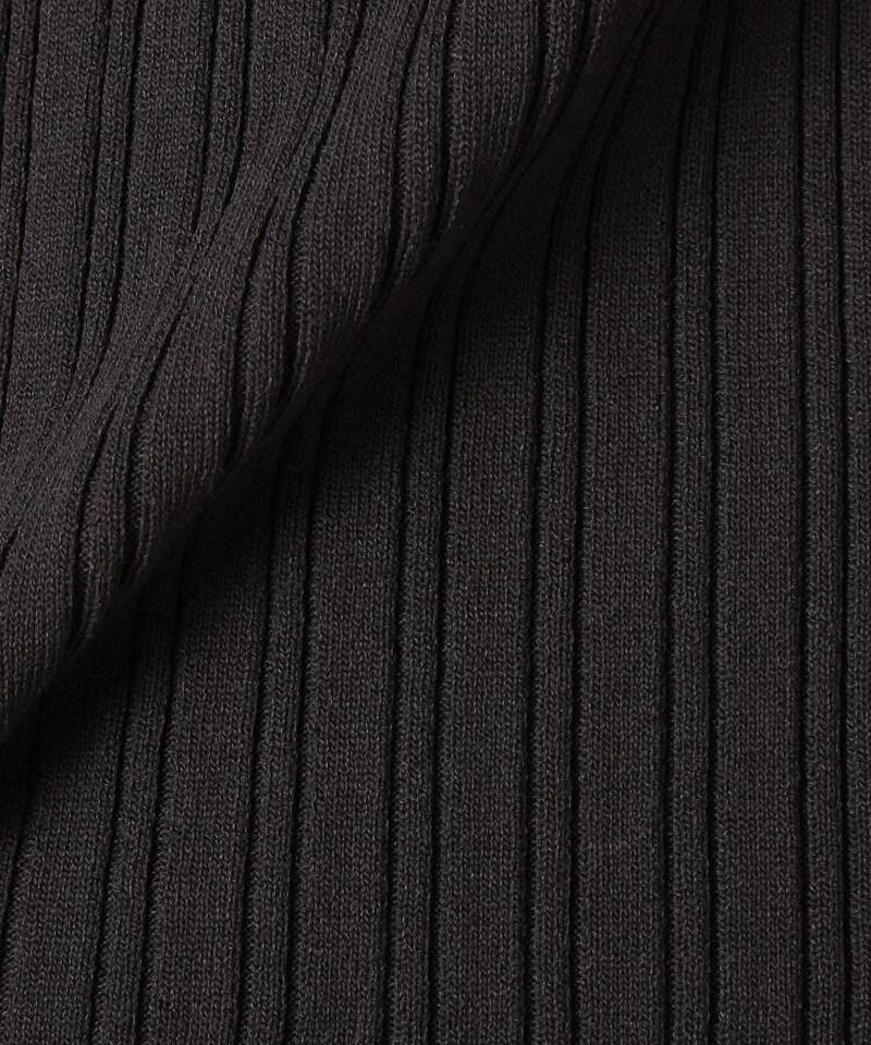 【洗える】シルクレーヨン ツイストリブカーディガン