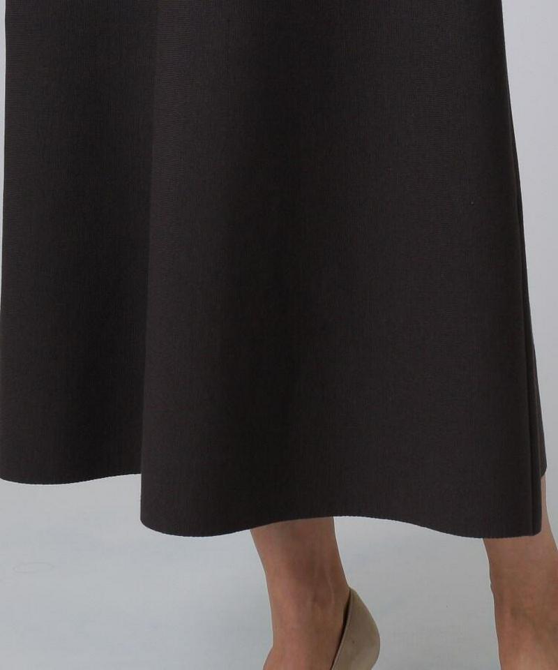 【洗える】シルクレーヨン ツイストフレアスカート