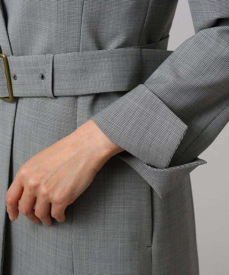 ミリオールチェックノーカラージャケット