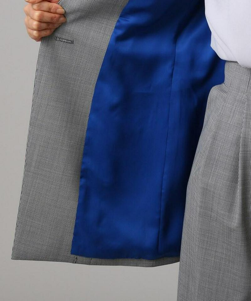 ミリオールチェックノーカラージャケット