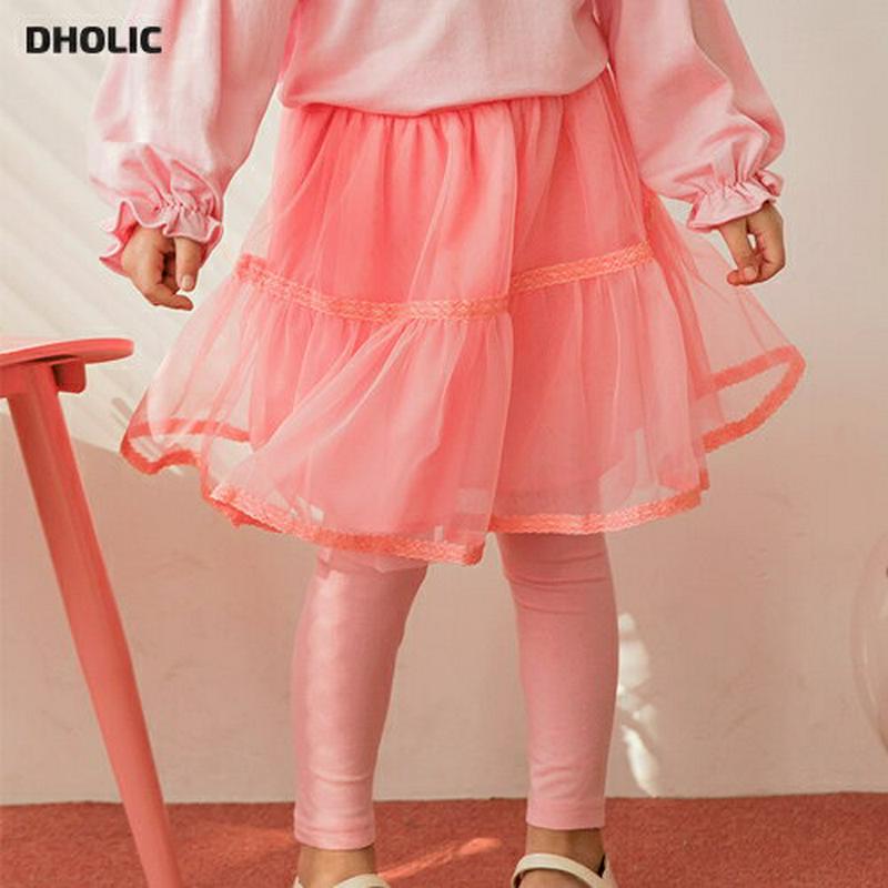 レースラインチュールスカートレギンス・p000919 キッズ【3~8才】【pt】【スカートレギンス スカート レギンス チュール