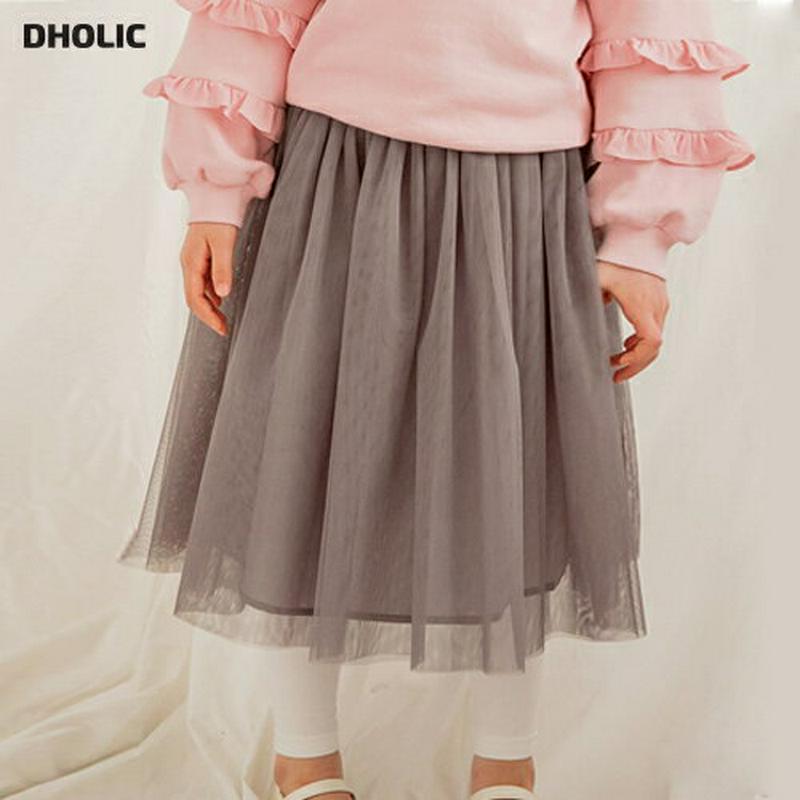 配色チュールスカートレギンス・p000918 キッズ【3~8才】【pt】【スカートレギンス スカート レギンス チュール チュー