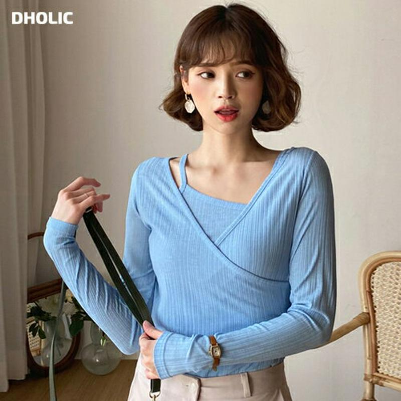 キャミ&カシュクールTシャツSET・全3色・t58679 レディース 【tops】【トップス Tシャツ　キャミソール カシュクー