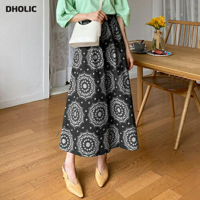 ペイズリーパターンスカート・全3色・t58700 レディース 【sk】【スカート ロングスカート ペイズリー バンダナ柄 総柄 