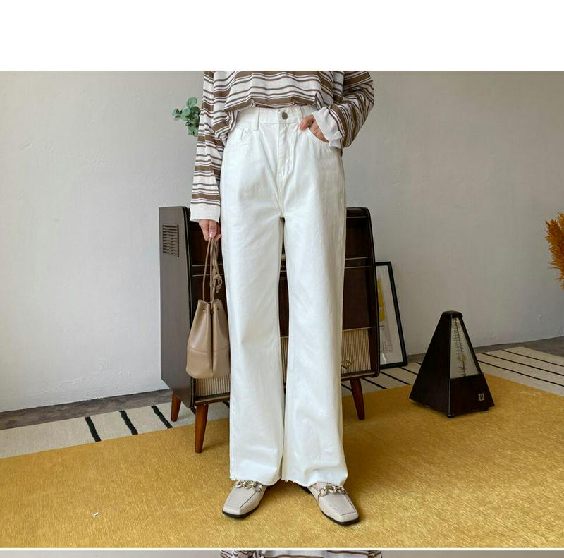 コットンハイウエストパンツ・全2色・t58702 レディース 【pt】【パンツ ロングパンツ ズボン ボトムス コットンパンツ 
