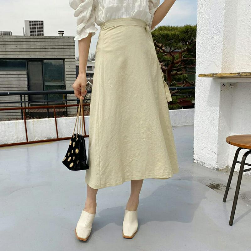 ラップコットンスカート・全6色・t58699 レディース 【sk】【スカート ロングスカート ロング コットン 綿 コットンスカ