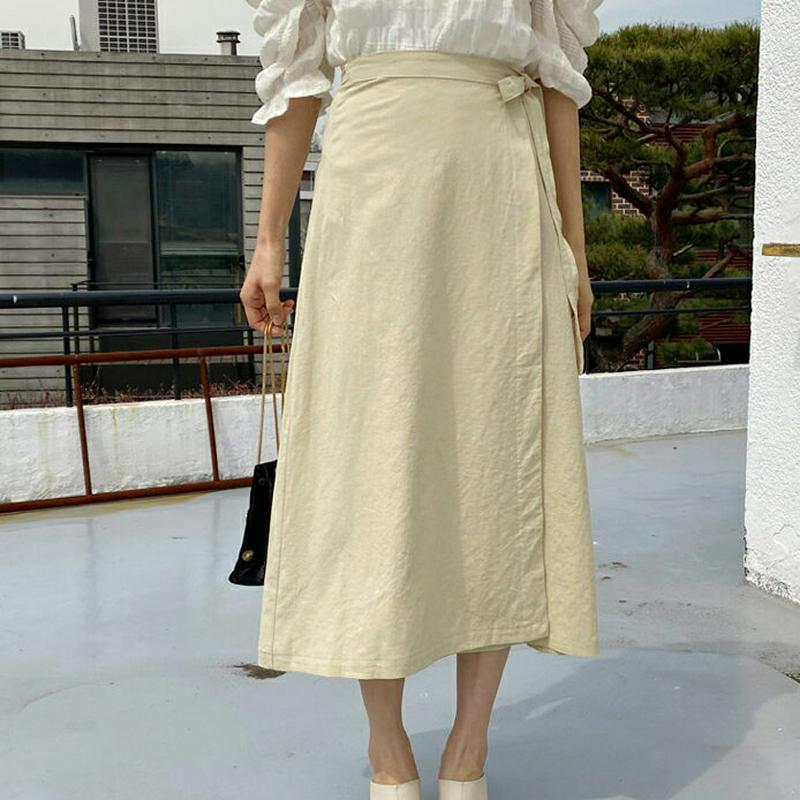 ラップコットンスカート・全6色・t58699 レディース 【sk】【スカート ロングスカート ロング コットン 綿 コットンスカ