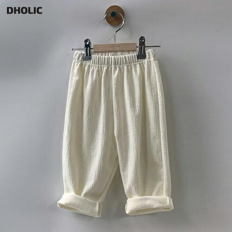 コットンリンクルパンツ・p000111 キッズ【3~8才】【pt】【パンツ ズボン ロングパンツ リンクル 綿 コットン 無地 カジュアル シンプル ベビー 子供服 キッズ ジュニア 子供 こども】【KIDS】