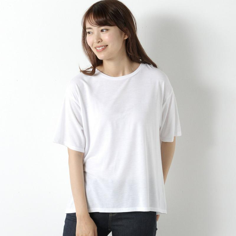 天竺裾ヘムゆるＴシャツ