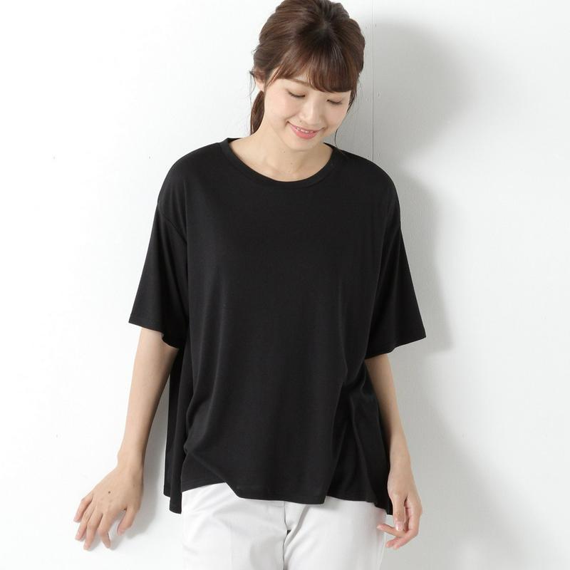天竺裾ヘムゆるＴシャツ