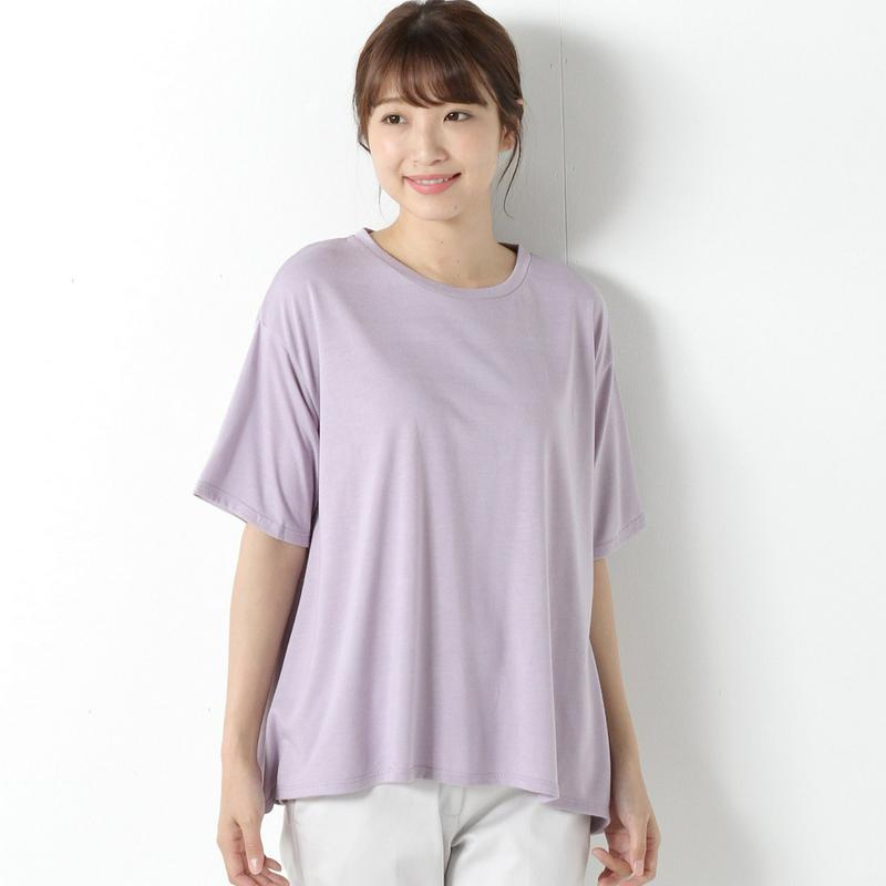 天竺裾ヘムゆるＴシャツ