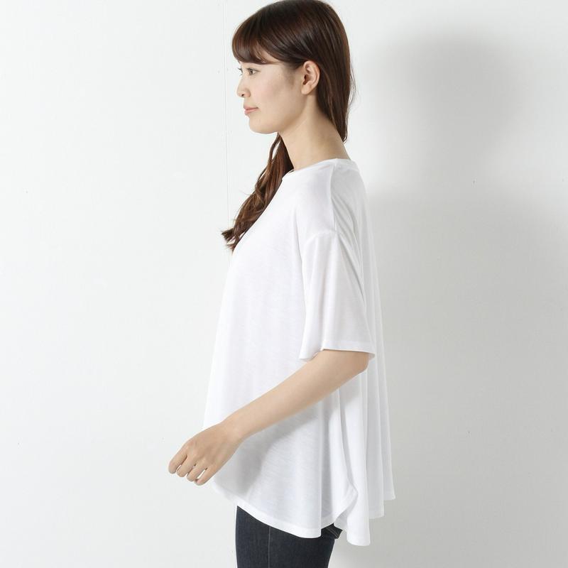 天竺裾ヘムゆるＴシャツ