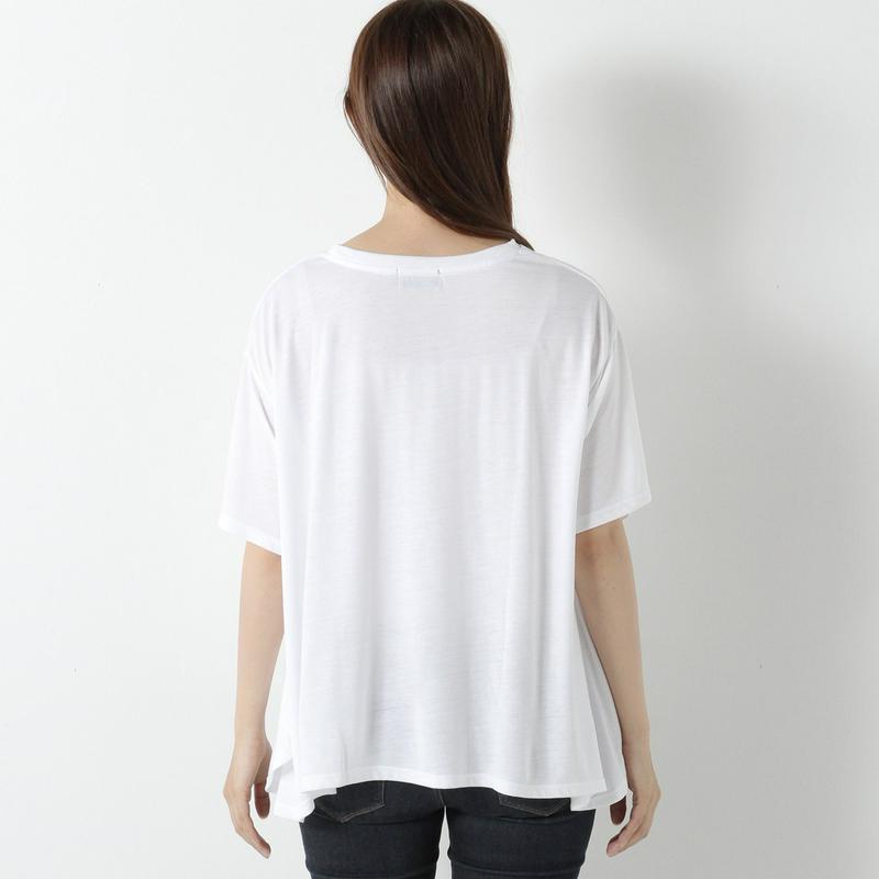 天竺裾ヘムゆるＴシャツ