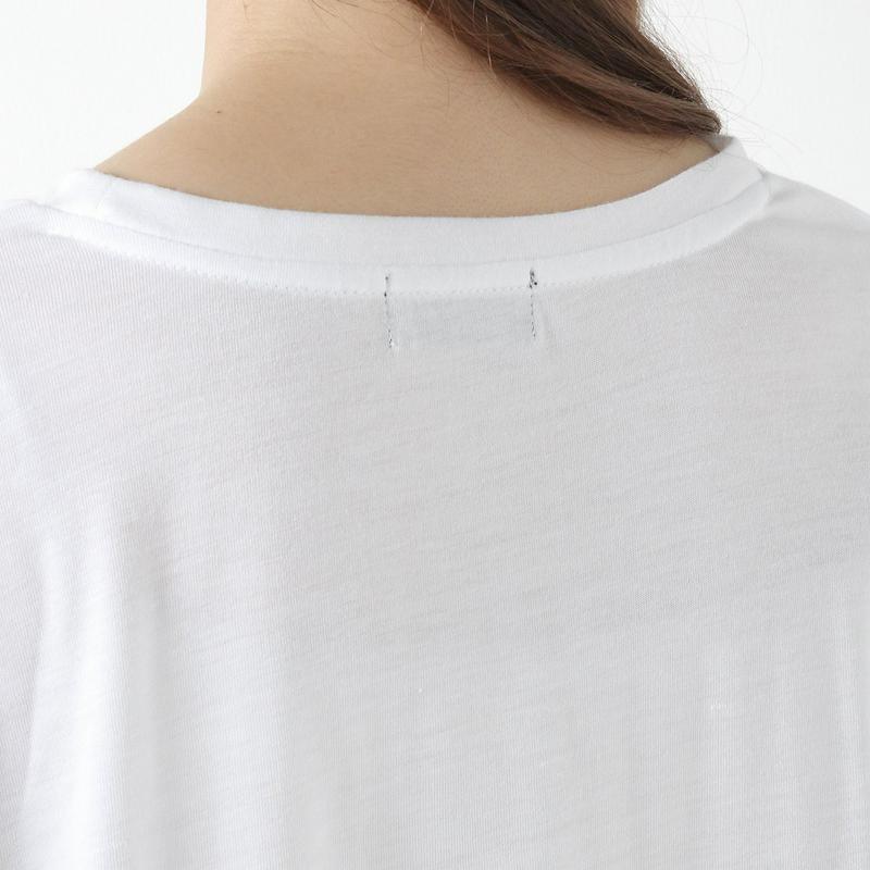 天竺裾ヘムゆるＴシャツ