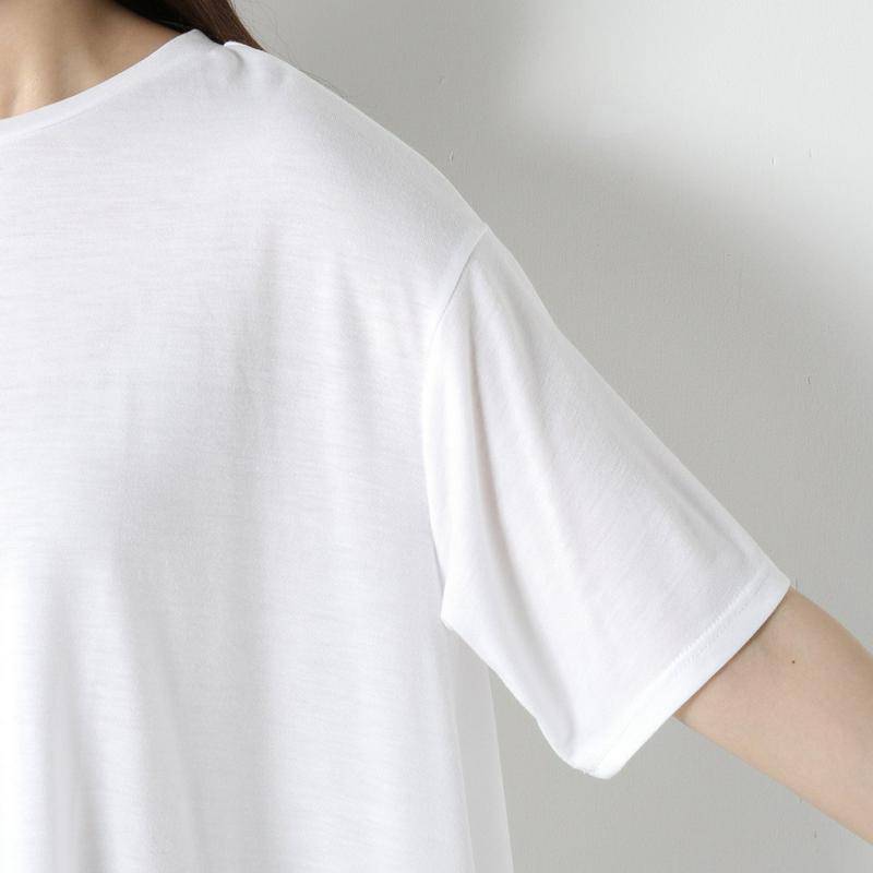 天竺裾ヘムゆるＴシャツ