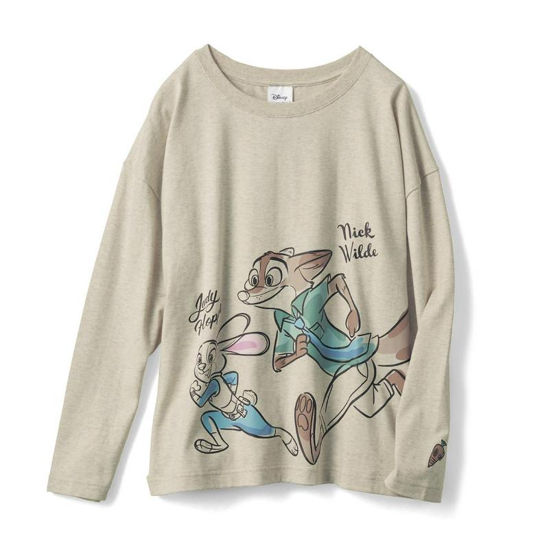 【これからの時期に活躍！】ビッグ長袖Ｔシャツ（選べるキャラクター）（ディズニー）