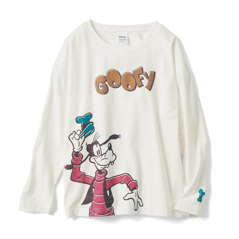 【これからの時期に活躍！】ビッグ長袖Ｔシャツ（選べるキャラクター）（ディズニー）