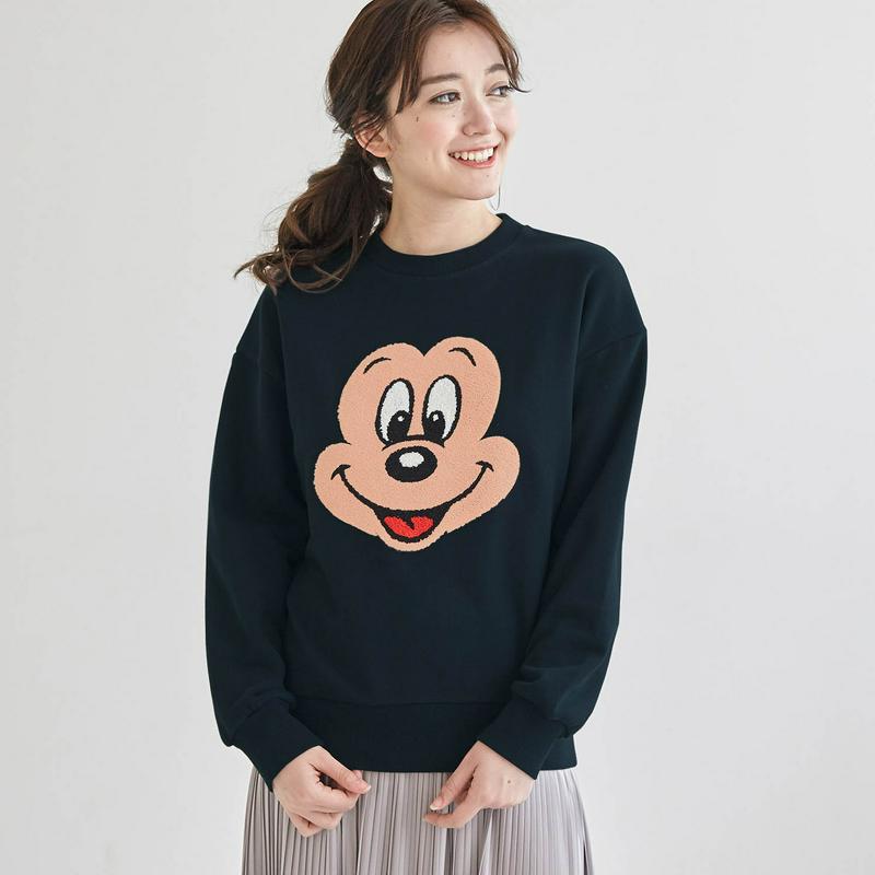 【かおかお】パイル刺繍プルオーバー（選べるキャラクター）