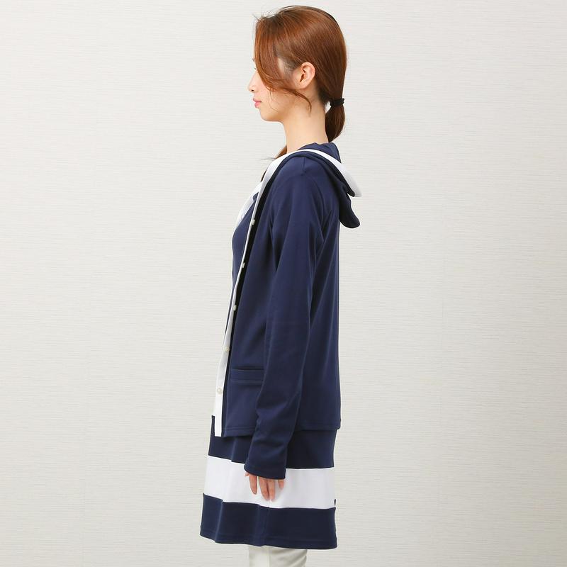 大人の女性のためのカットソーパーカとチュニックセット
