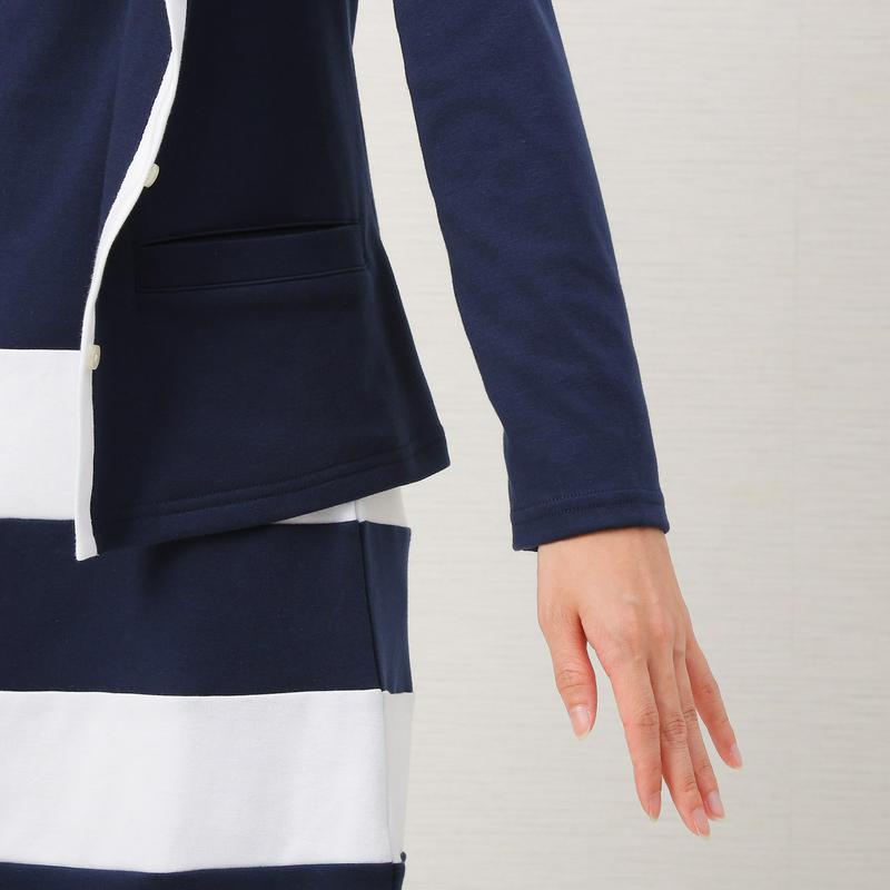 大人の女性のためのカットソーパーカとチュニックセット