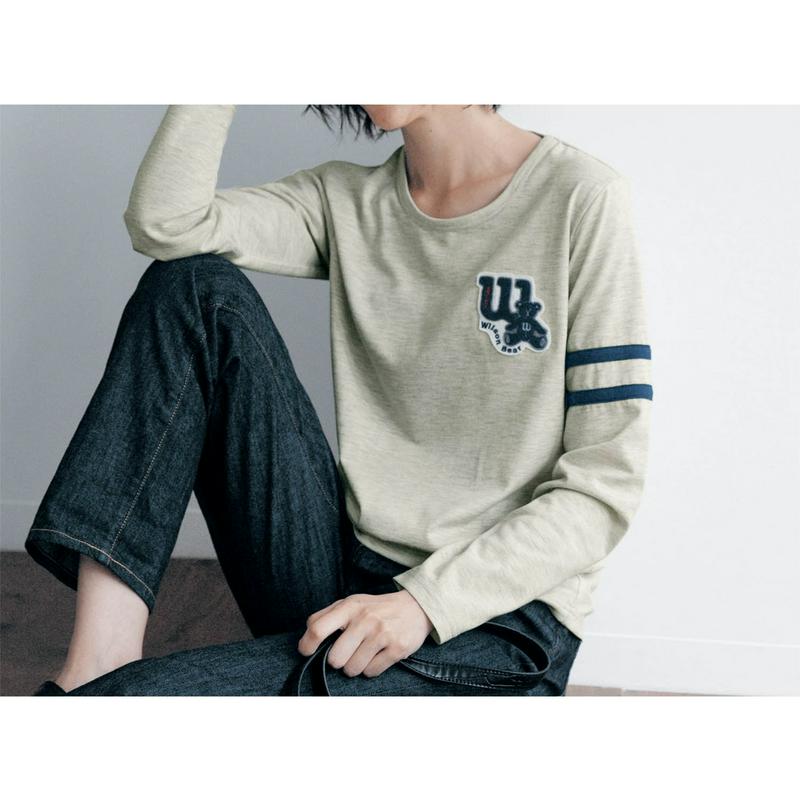サガラ刺繍長袖Ｔシャツ