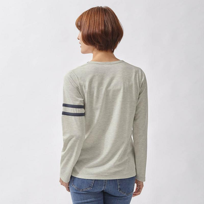 サガラ刺繍長袖Ｔシャツ