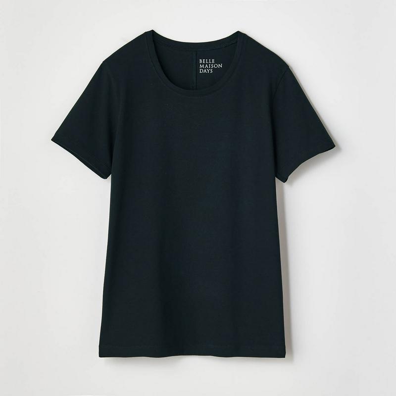 【限定１２０セット　２枚組】オーガニックコットンを使ったクルー半袖カットソー