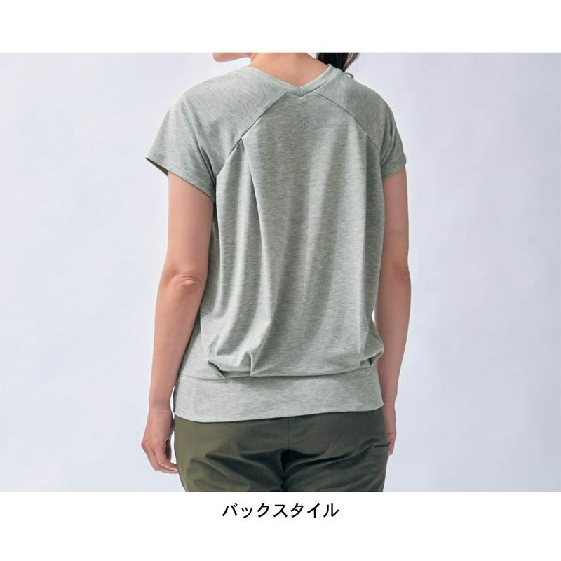 綿ライクバックタックチュニック【Ｓ～３Ｌ】