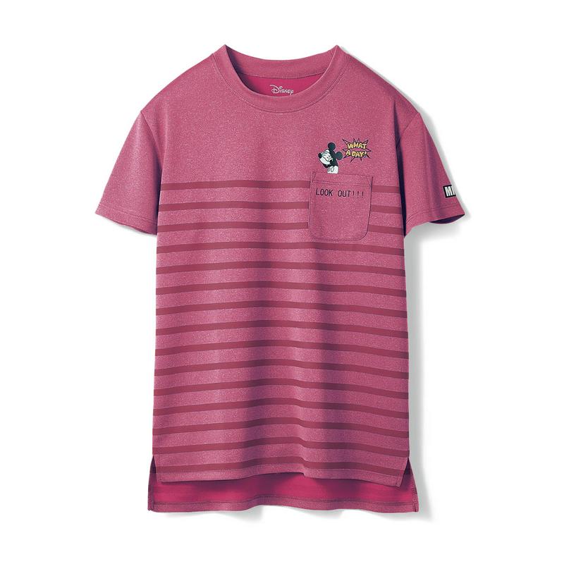 【ディズニー夏じたく♪】ポケット付き半袖Ｔシャツ（選べるキャラクター）