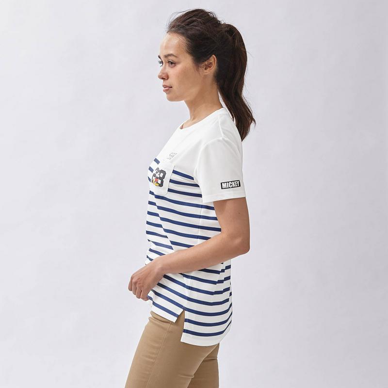 【ディズニー夏じたく♪】ポケット付き半袖Ｔシャツ（選べるキャラクター）