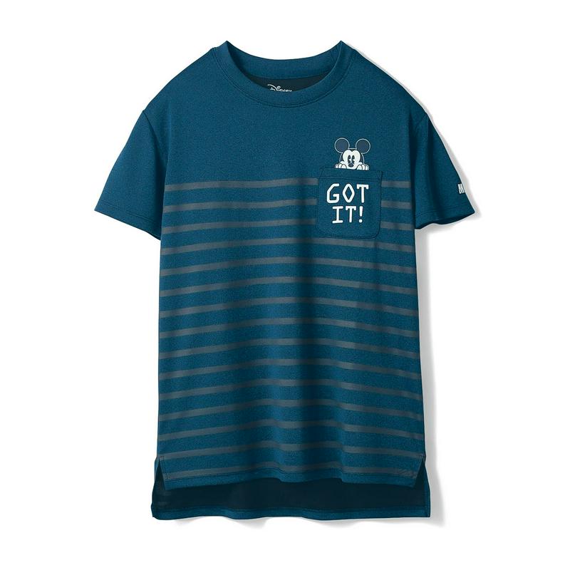 【ディズニー夏じたく♪】ポケット付き半袖Ｔシャツ（選べるキャラクター）