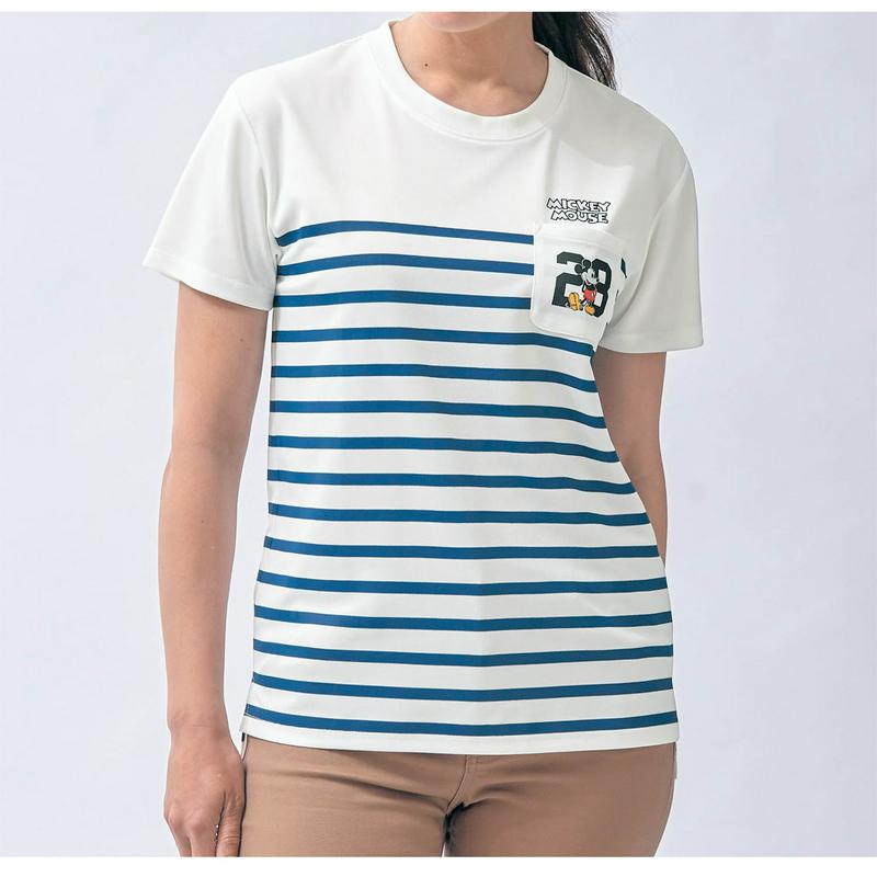 【ディズニー夏じたく♪】ポケット付き半袖Ｔシャツ（選べるキャラクター）