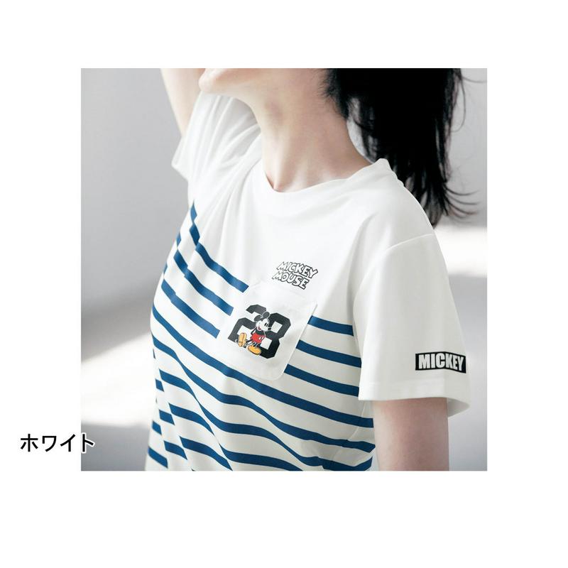 【ディズニー夏じたく♪】ポケット付き半袖Ｔシャツ（選べるキャラクター）