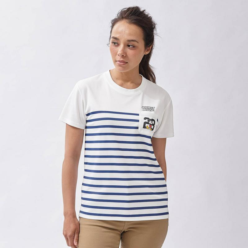 【ディズニー夏じたく♪】ポケット付き半袖Ｔシャツ（選べるキャラクター）