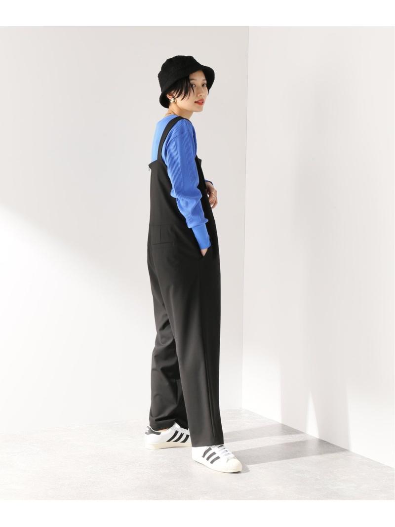 (W)リブプリーツロングTee